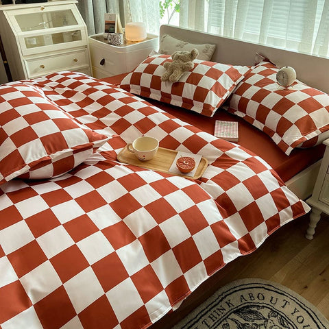 Checkboard Bedding Set
